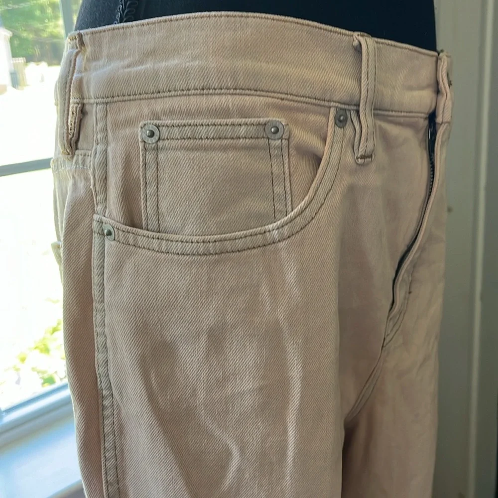 J.Crew pinky size 32 with a light hue of blue shredded at the bottom nwt - Picture 5 of 10